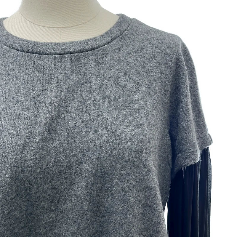 SUNAOKUWAHARA / スナオクワハラ | ウール レイヤードシアースリーブ ニット | 2 | レディース