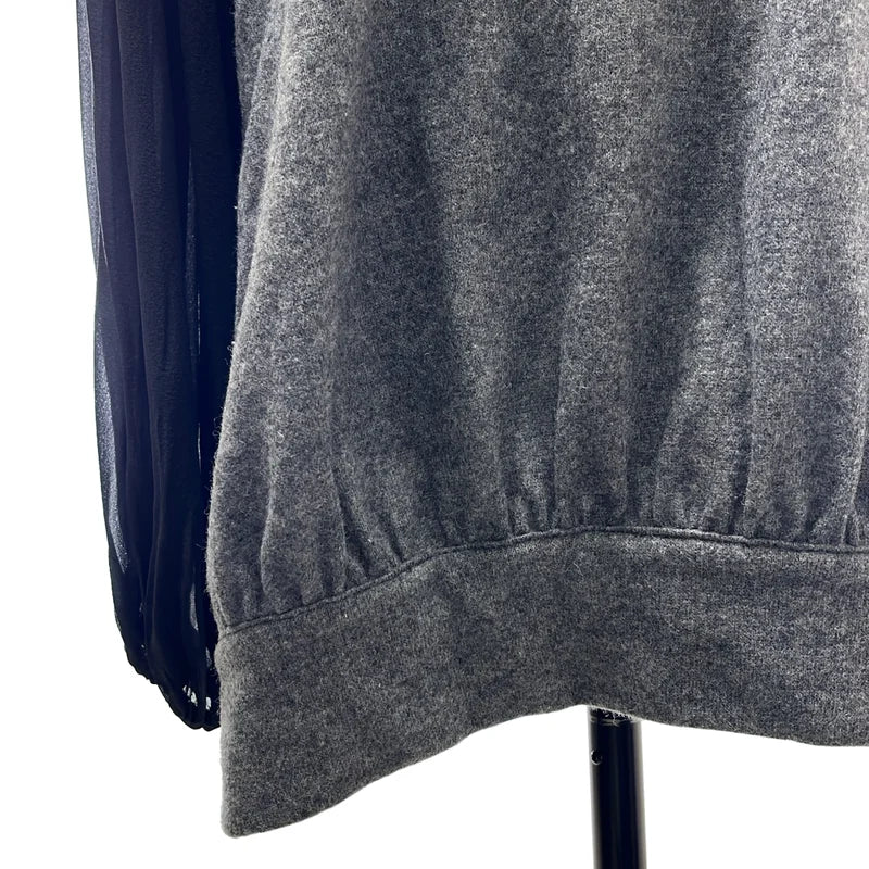 SUNAOKUWAHARA / スナオクワハラ | ウール レイヤードシアースリーブ ニット | 2 | レディース