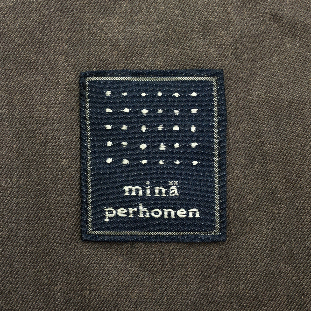 mina perhonen / ミナペルホネン | 2011AW | terra ノースリーブ アシンメトリー ワンピース | 38 | ブラウン | レディース