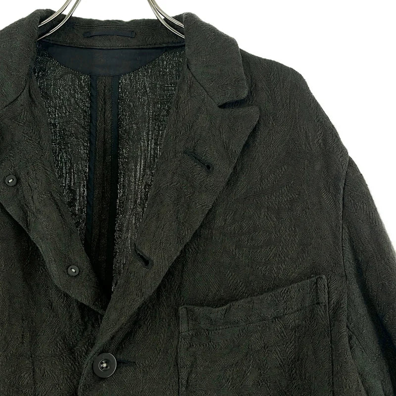 KLASICA / クラシカ | 総柄 ジャガード シングルブレスト ジャケット | 2 | メンズ