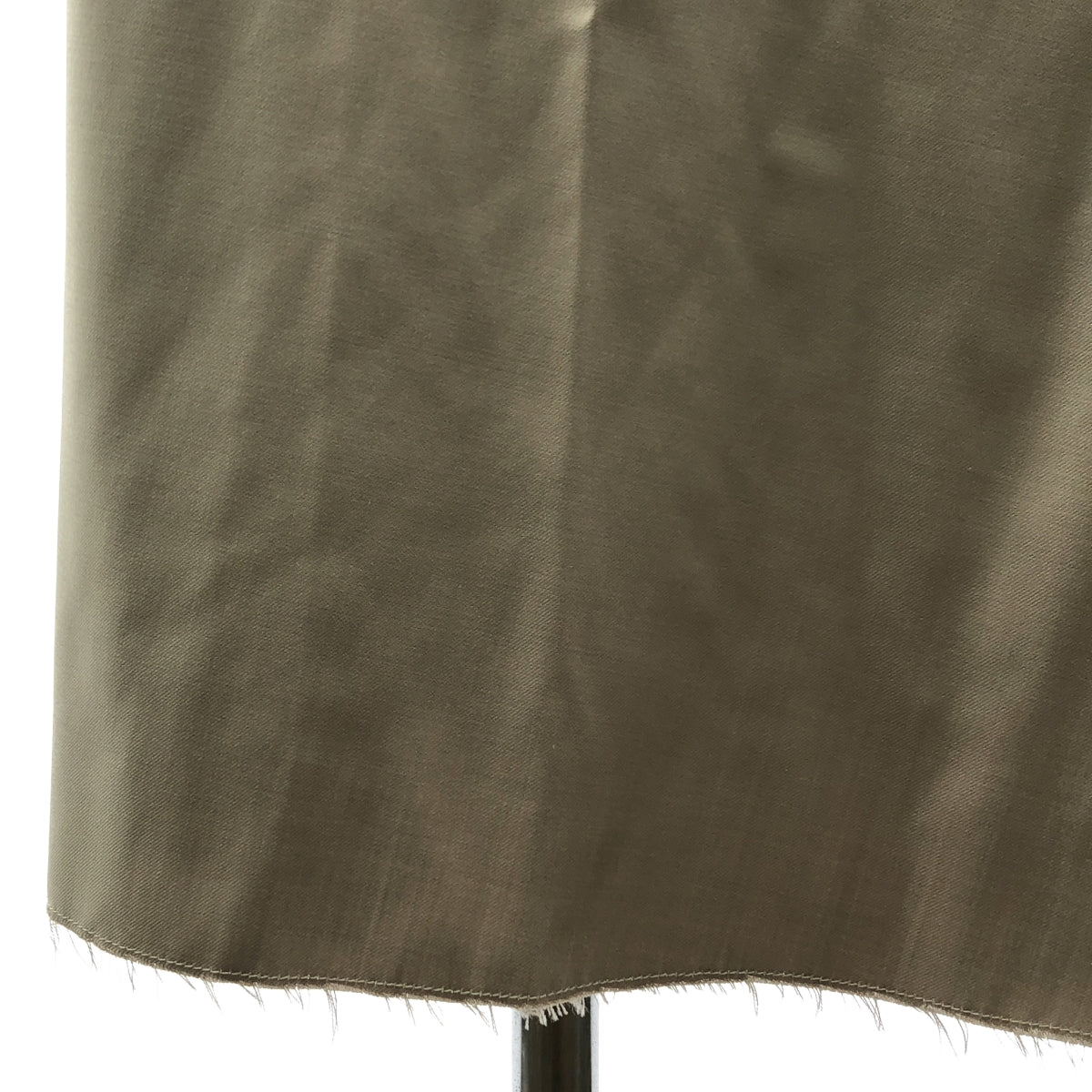 【美品】  GABRIELA COLL GARMENTS / ガブリエラコールガーメンツ | Series No.4 Loro Piana wool / カットオフ ロングスカート | 1 | グレージュ | レディース