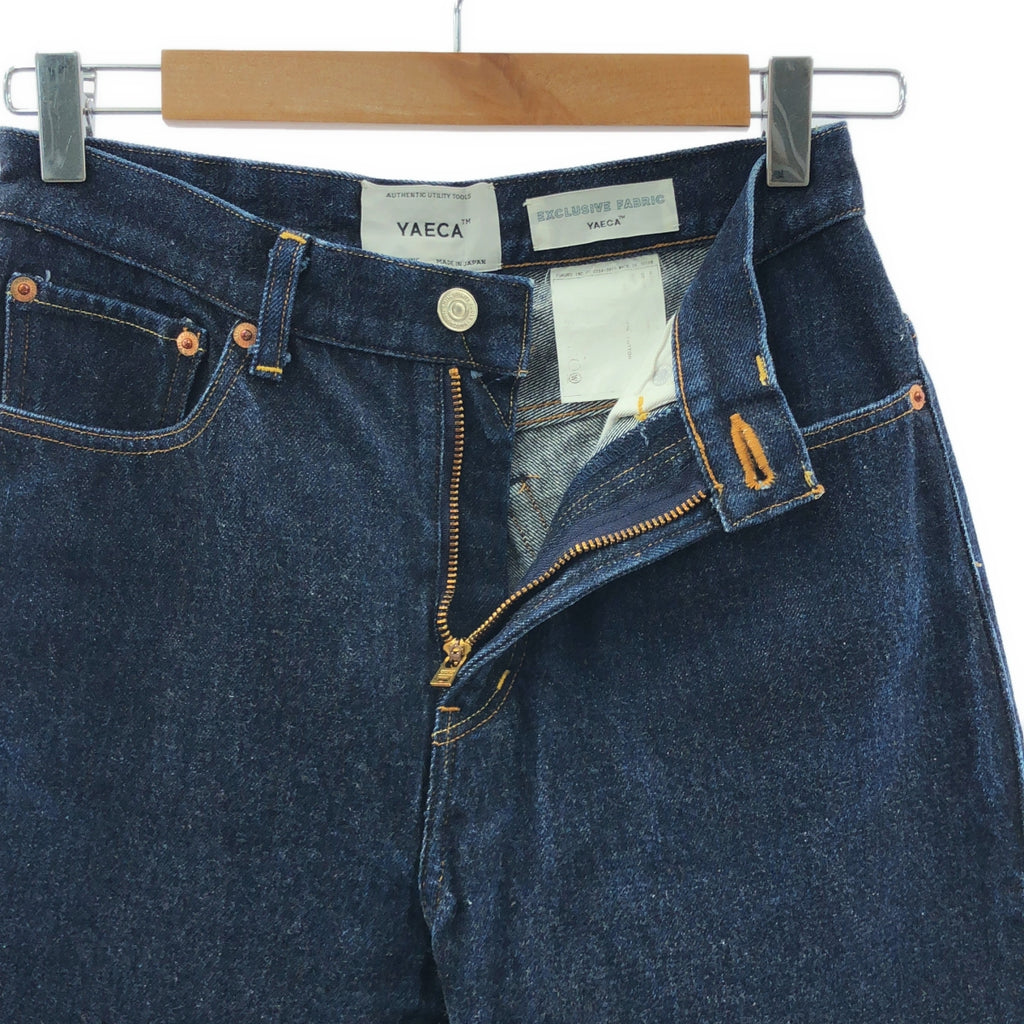 YAECA / ヤエカ | クロップド テーパード デニム パンツ | 28 | インディゴ | レディース