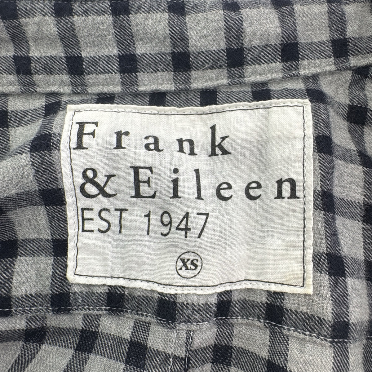 Frank&Eileen / フランクアンドアイリーン | PAUL FLANNNEL 格子チェック フランネル コットン シャツ | XS | メンズ