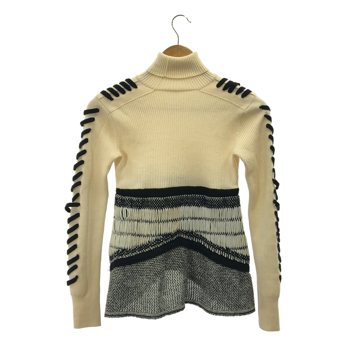 Mame Kurogouchi / マメクロゴウチ | Exotic Pattern Peplum Knit エキゾチックパターン ペプラムニット | 1 |