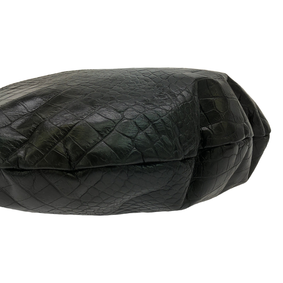 JUNYA WATANABE COMME des GARCONS / ジュンヤワタナベ | カウレザー 型押し ラウンドバッグ |