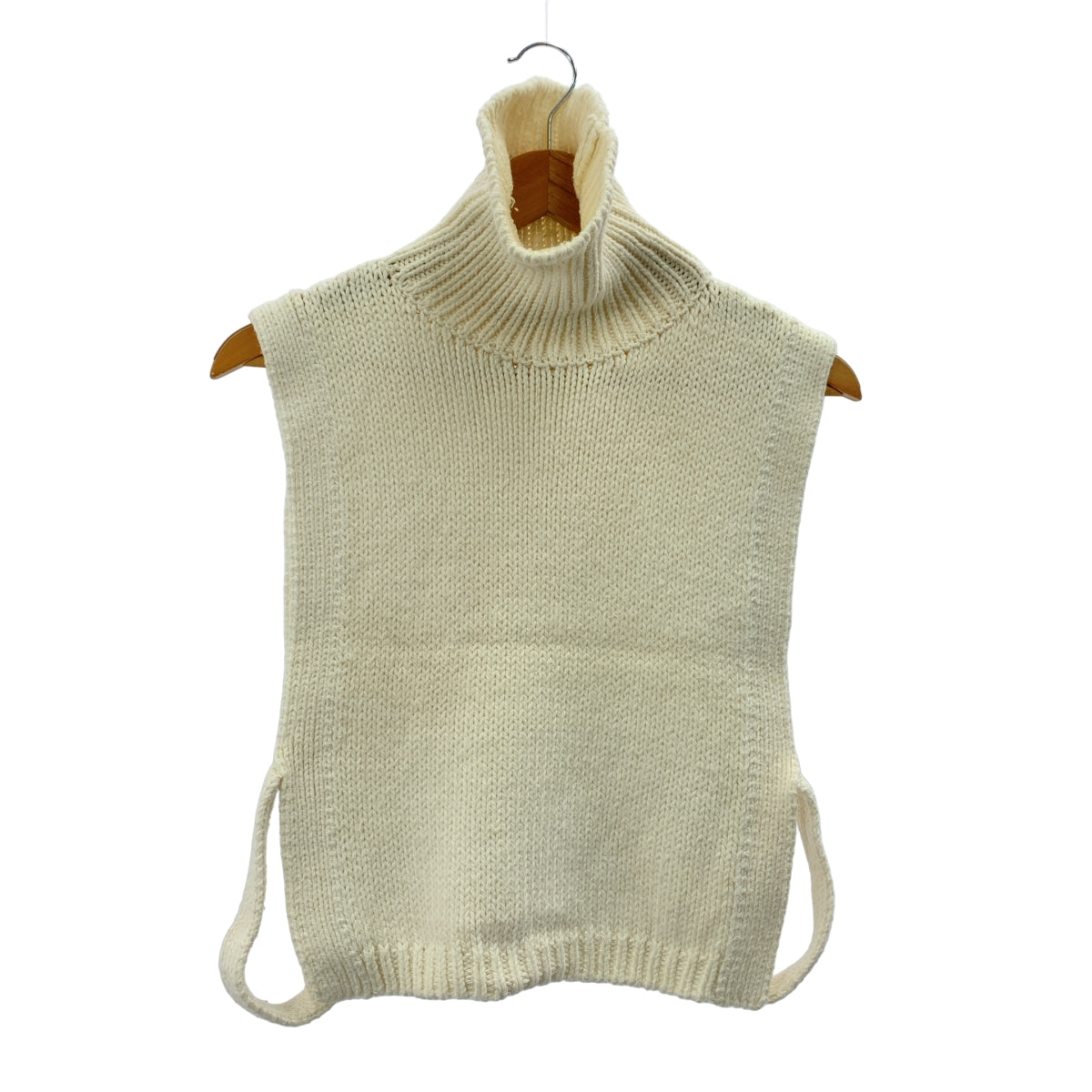 veritecoeur / ヴェリテクール | コットン タートルネック ニットベスト | F | レディース
