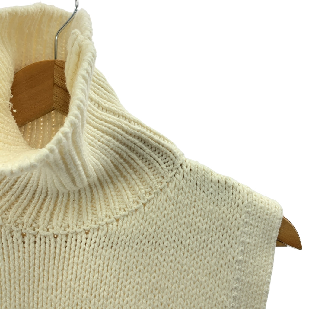 veritecoeur / 벨리테쿠르 | 코튼 터틀넥 니트 베스트 | F | 여성