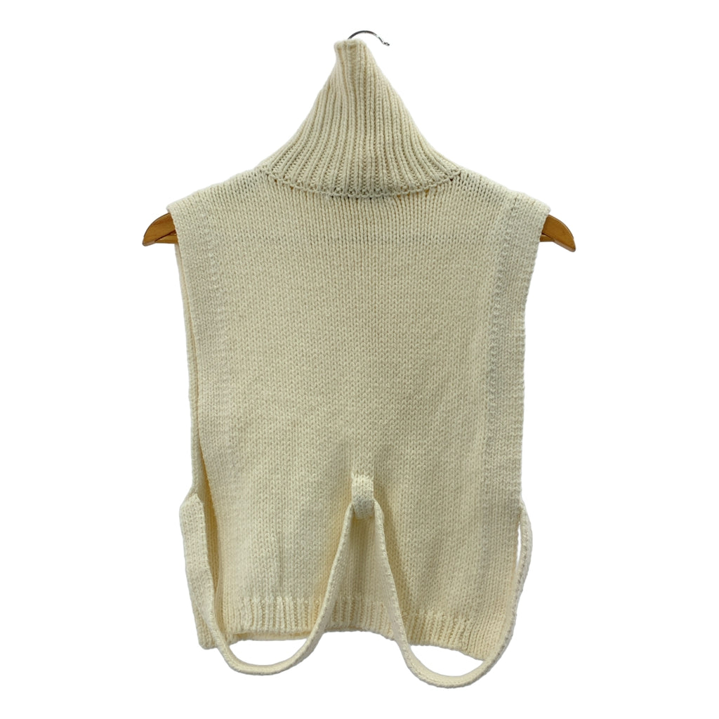 veritecoeur / 벨리테쿠르 | 코튼 터틀넥 니트 베스트 | F | 여성