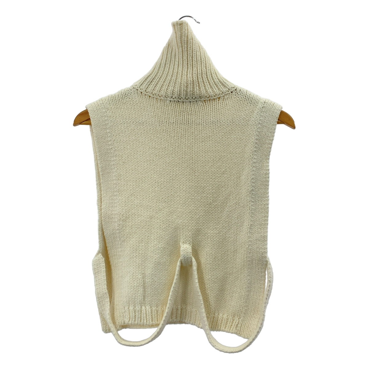 veritecoeur / ヴェリテクール | コットン タートルネック ニットベスト | F | レディース