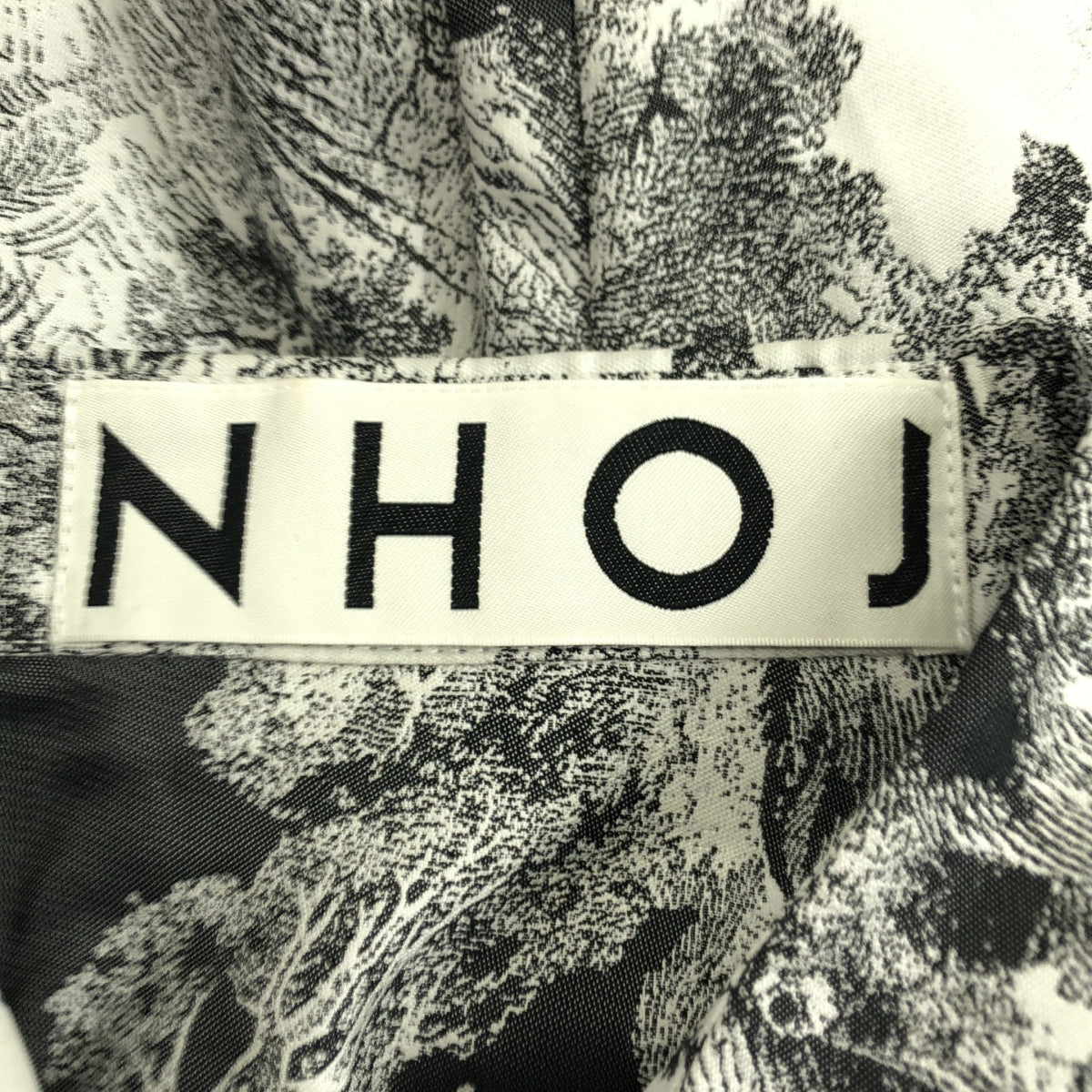 JOHN / ジョン | ポリエステル 総柄  シャツ | S | レディース