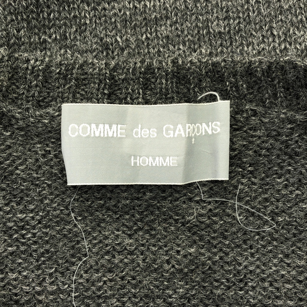 COMME des GARCONS HOMME / コムデギャルソンオム | AD1997 | 銀タグ ジャガード ノルディック Vネックニット |