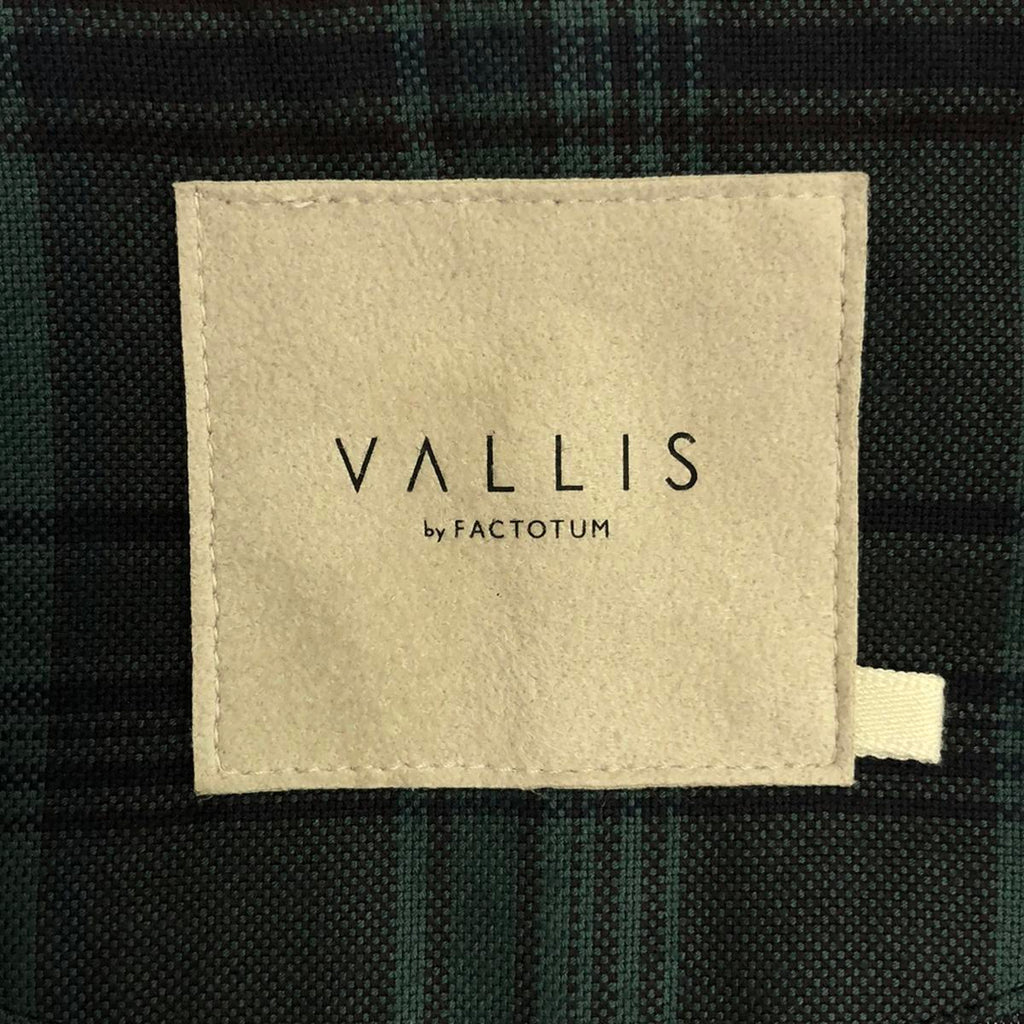 FACTOTUM 的 VALLIS |棉質格紋切斯特大衣 | 44 |綠色 |男士