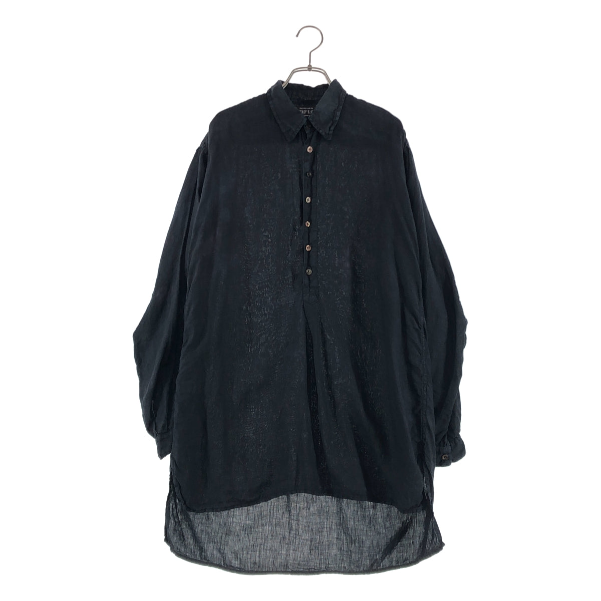 GEOFFREY B.SMALL / ジェフリーBスモール | リネン レギュラーカラー プルオーバーシャツ |