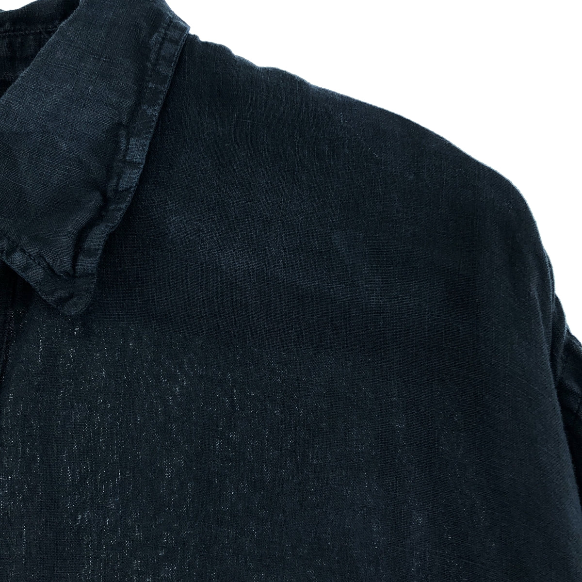 GEOFFREY B.SMALL / ジェフリーBスモール | リネン レギュラーカラー プルオーバーシャツ |