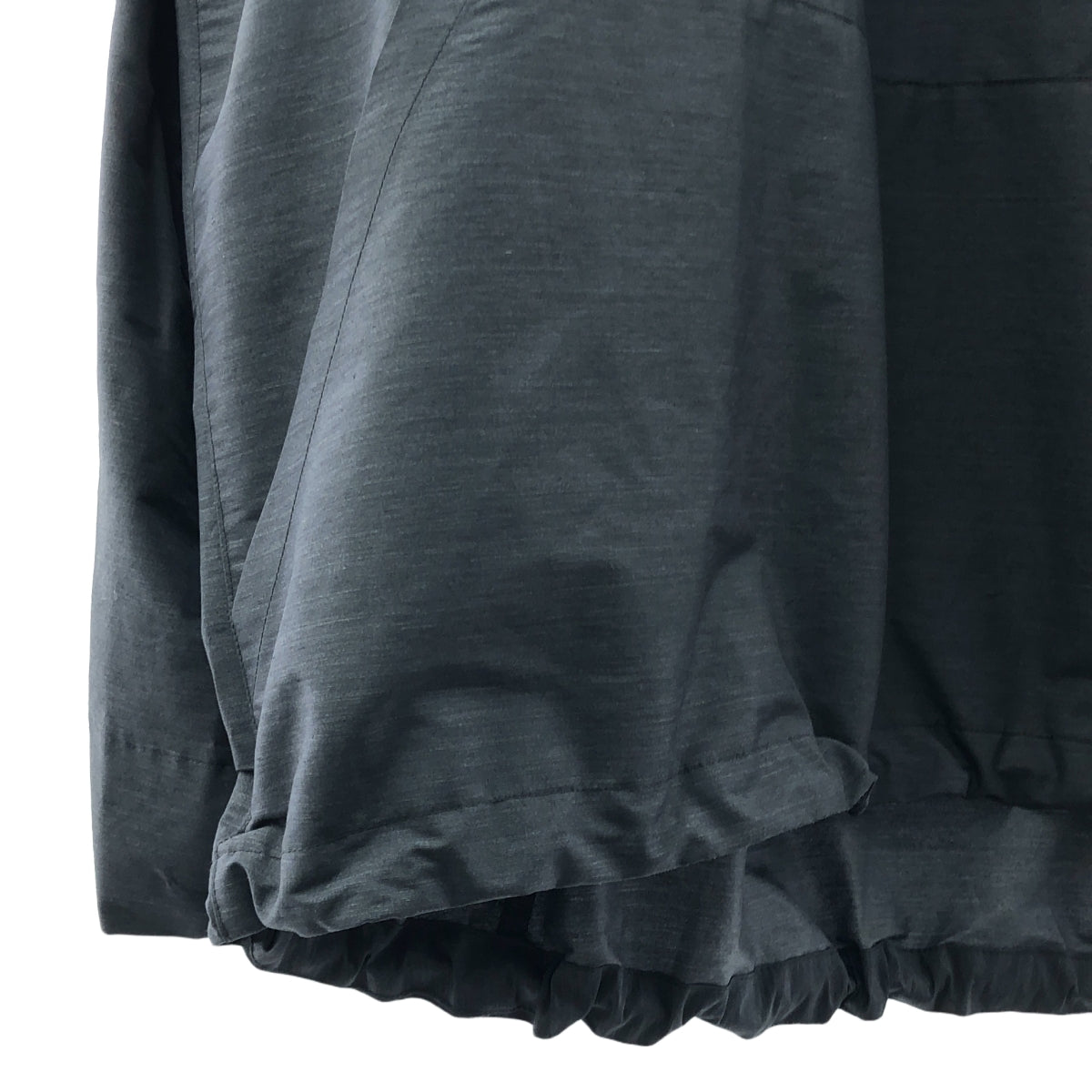 UNTRACE / 언 트레이스 | 2024AW | GAME SHIRT 나일론 지퍼 게임 셔츠 | 2 | 차콜 | 남성