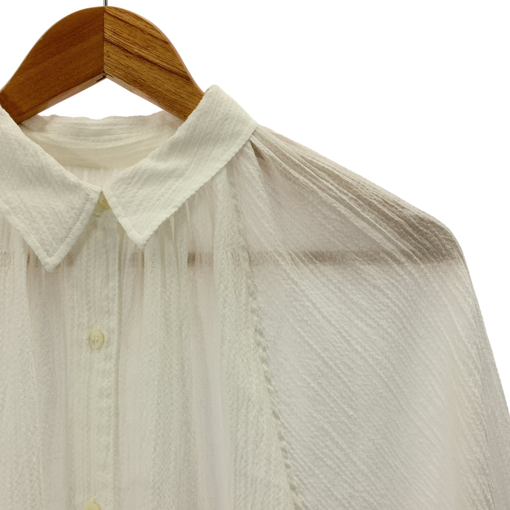 Plage / プラージュ | 2024SS | Washer Long コットン ロング シャツ |