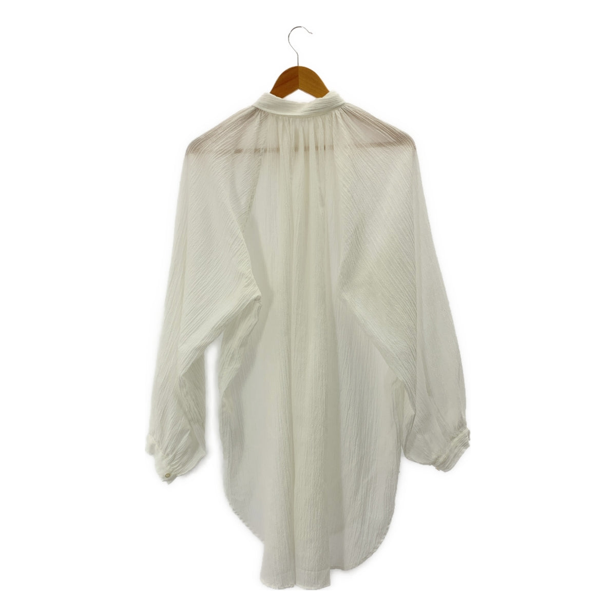 Plage / プラージュ | 2024SS | Washer Long コットン ロング シャツ |