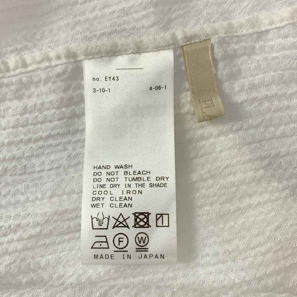 Plage / プラージュ | 2024SS | Washer Long コットン ロング シャツ |