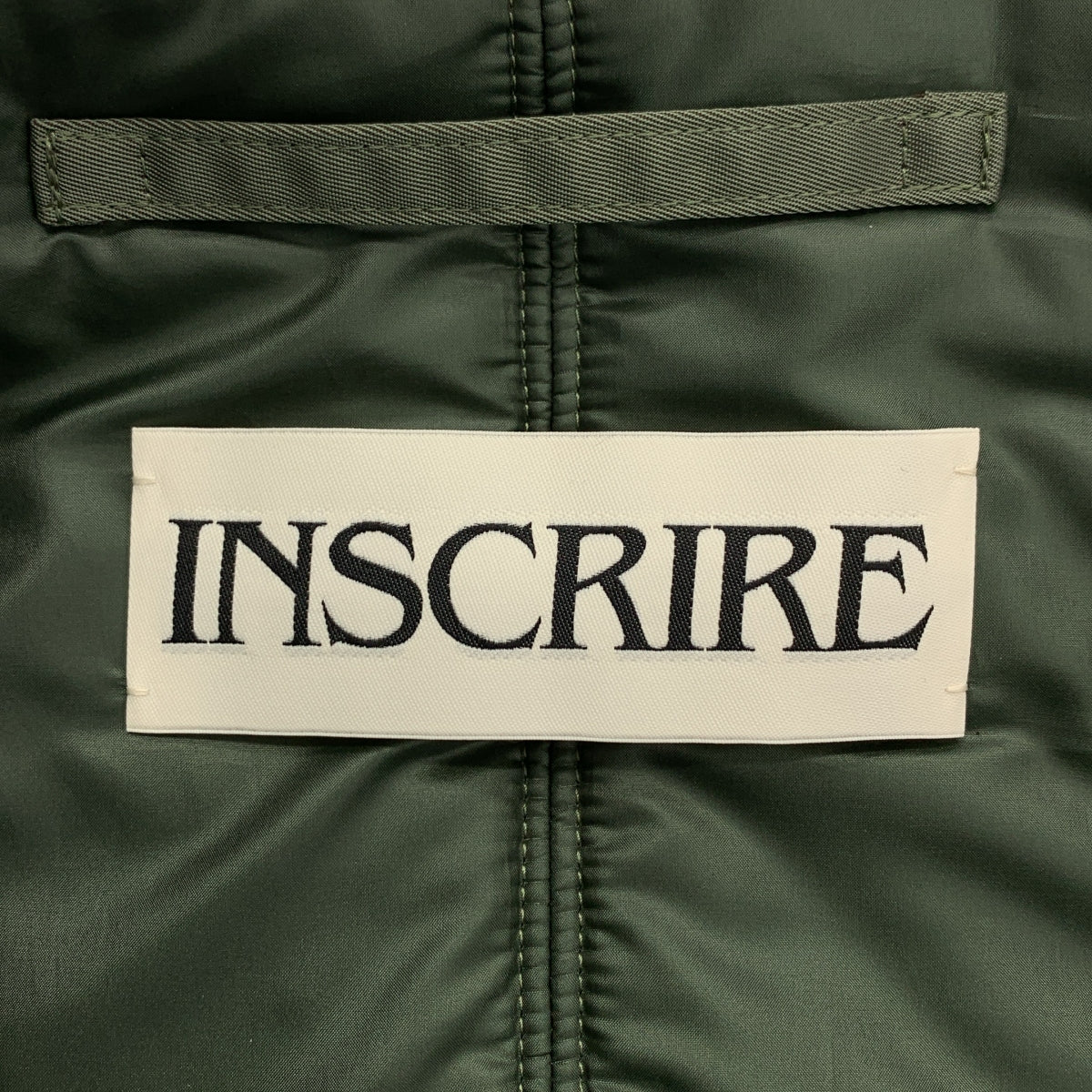 INSCRIRE / 안스쿠리아 | 군사 비행 오버 블루존 재킷 후디 / 착탈가능한 모피 | 36 | 여성