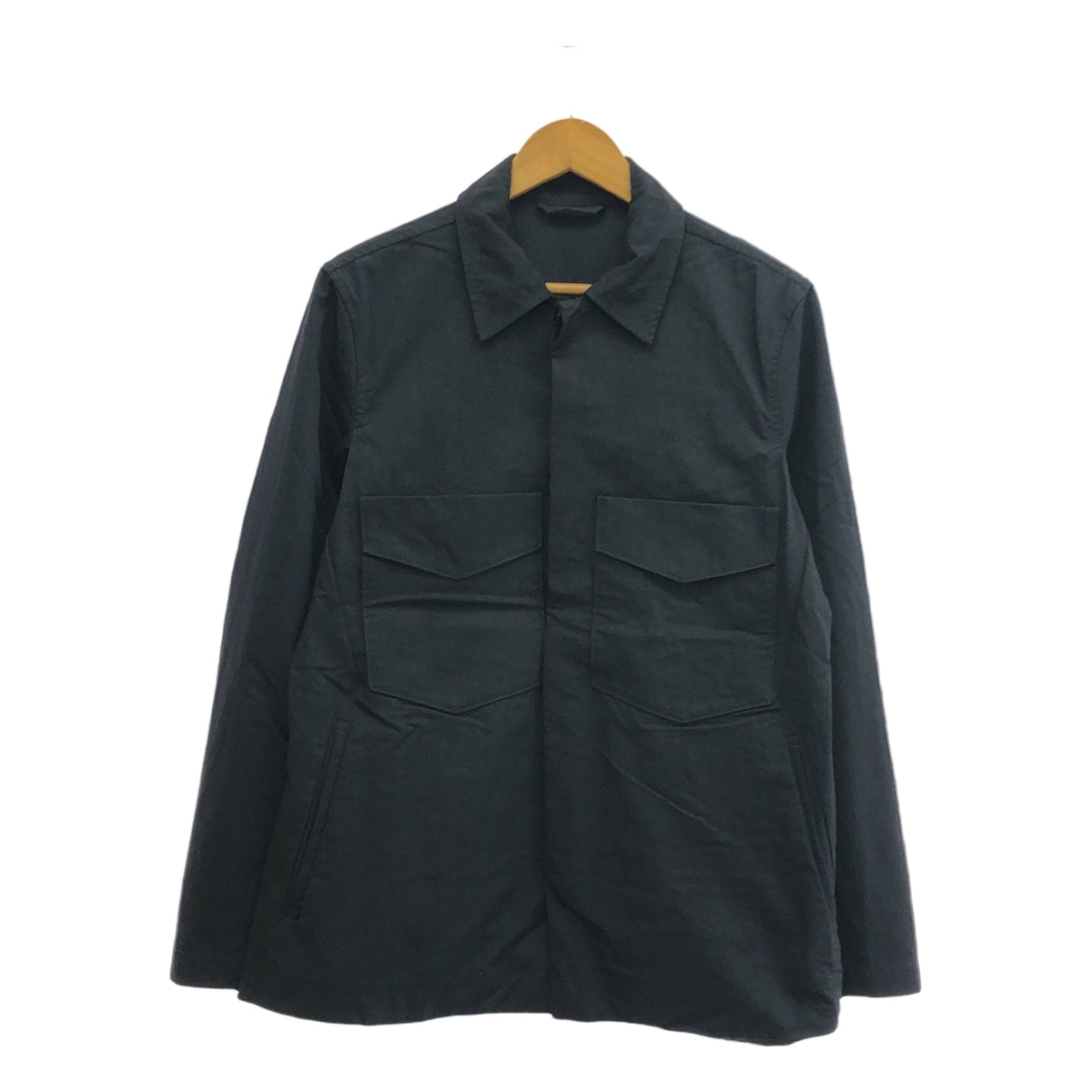 Acne Studios / アクネストゥディオズ | 2018SS | MAWEL レーヨンナイロン シャツ ジャケット | 44 | ネイビー | メンズ