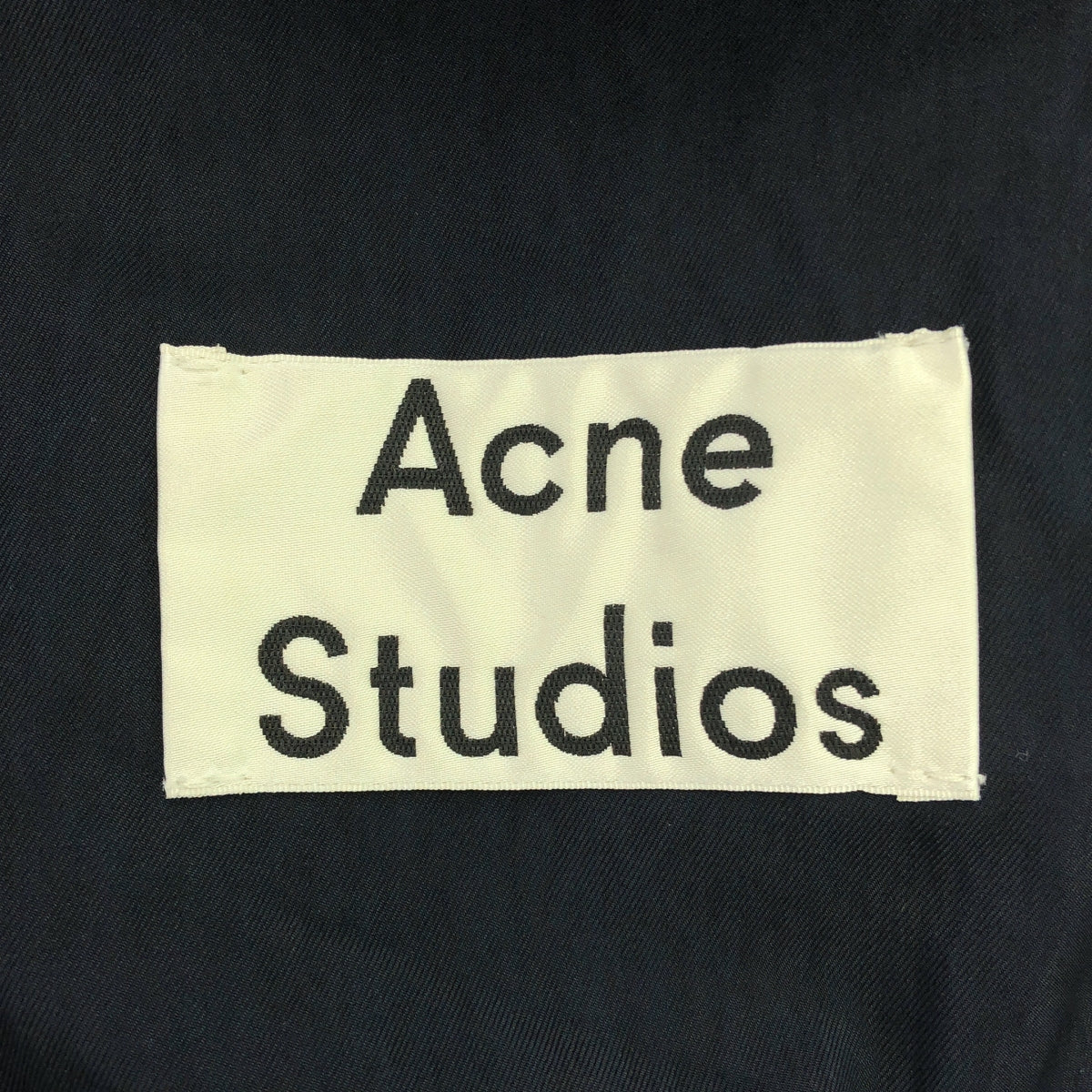 Acne Studios / アクネストゥディオズ | 2018SS | MAWEL レーヨンナイロン シャツ ジャケット | 44 | ネイビー | メンズ