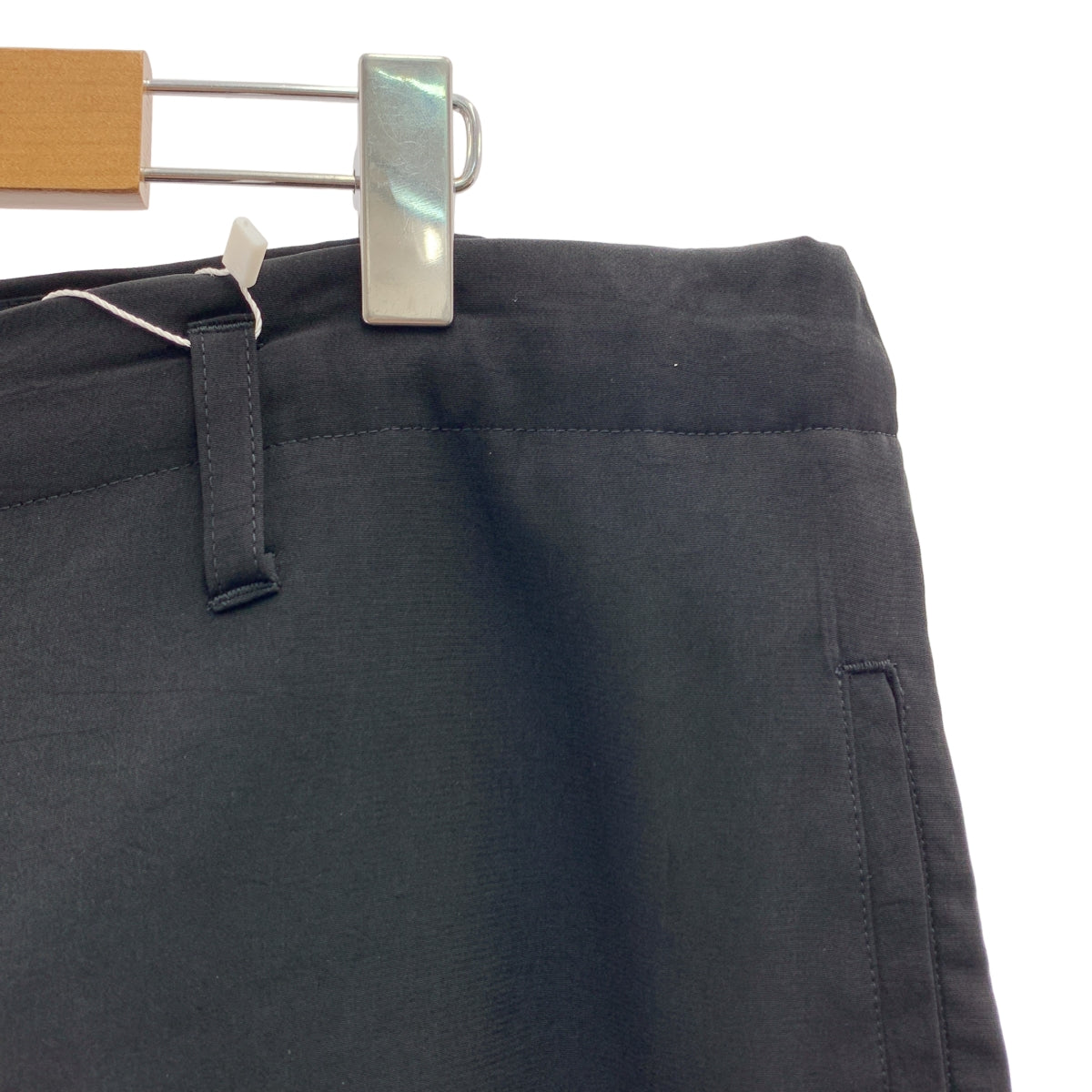 [狀況極佳] YOHJI YAMAMOTO POUR HOMME | 2025SS | TA TUXEDO 鏤空細部長褲 / 抽繩寬褲 | 尺寸 3 | 黑色 | 男款