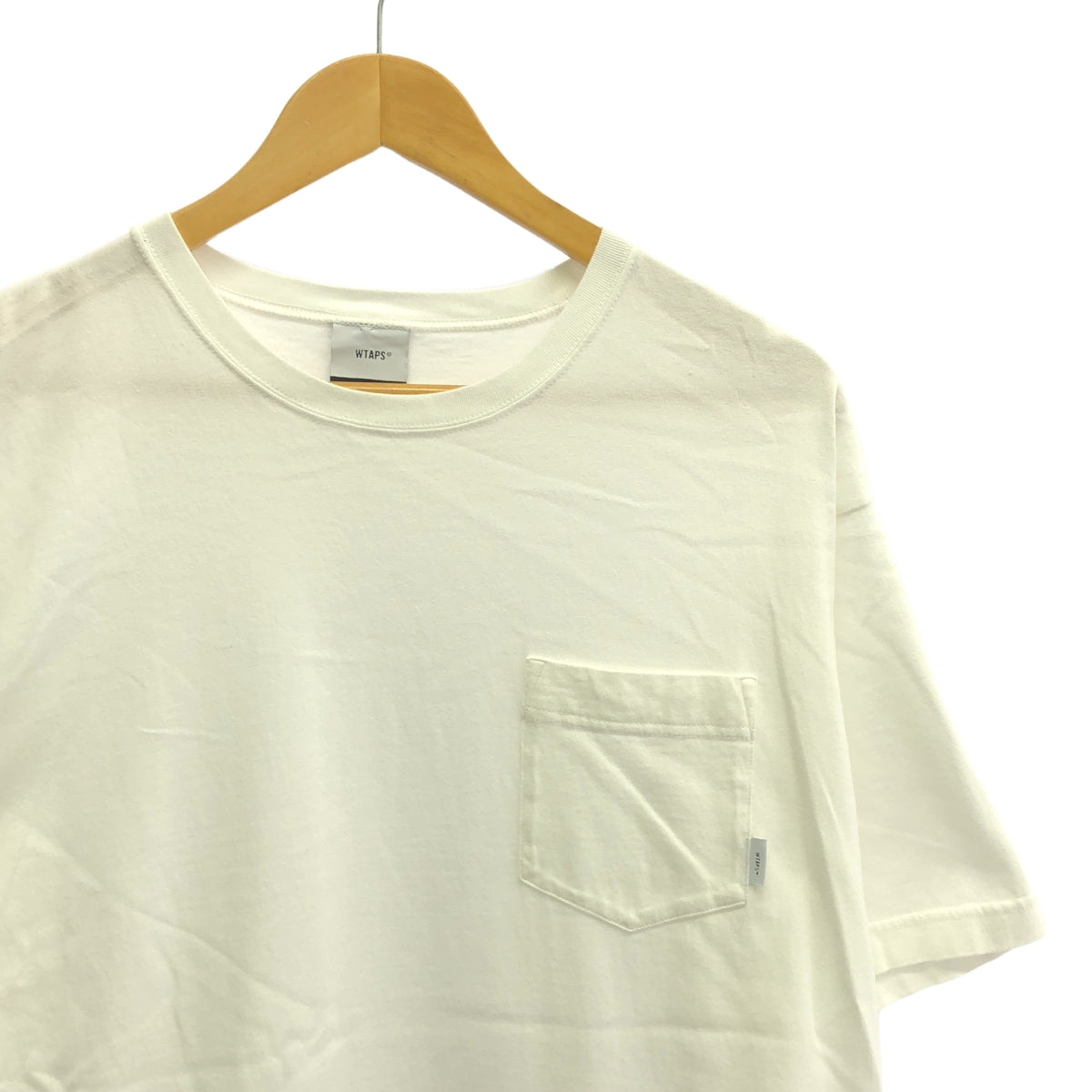 WTAPS / 雙擊 | 2020春夏 | BLANK SS 02 TEE 純色 T 卹 | 2 |白色 |男士