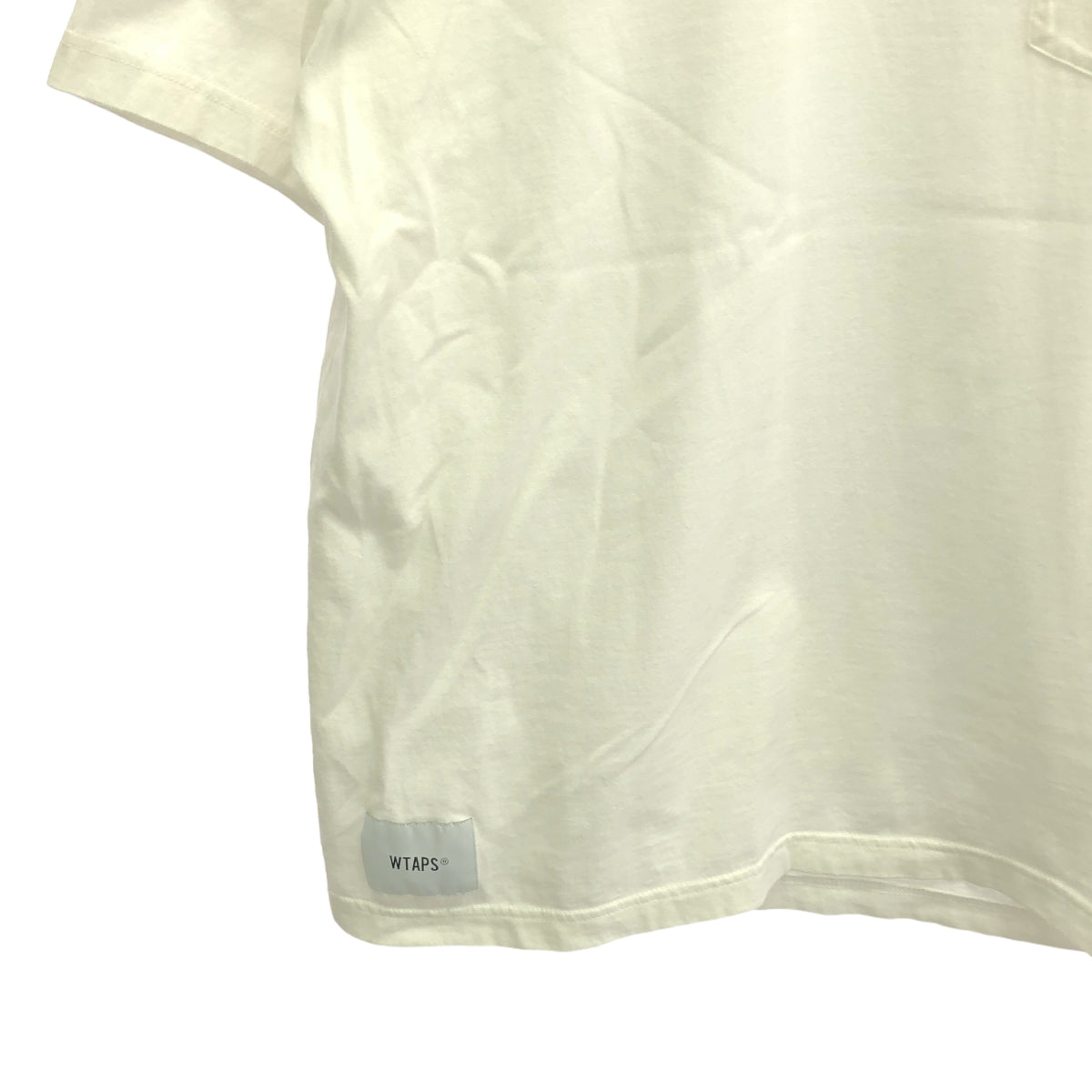 WTAPS / 雙擊 | 2020春夏 | BLANK SS 02 TEE 純色 T 卹 | 2 |白色 |男士