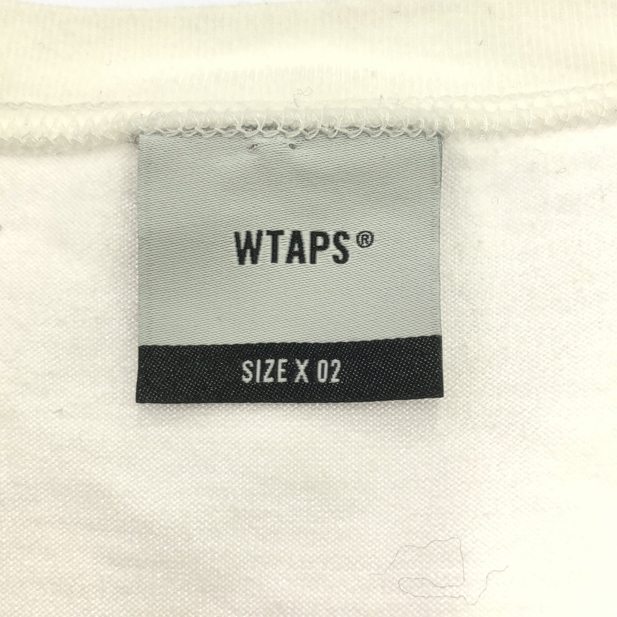 WTAPS / 雙擊 | 2020春夏 | BLANK SS 02 TEE 純色 T 卹 | 2 |白色 |男士