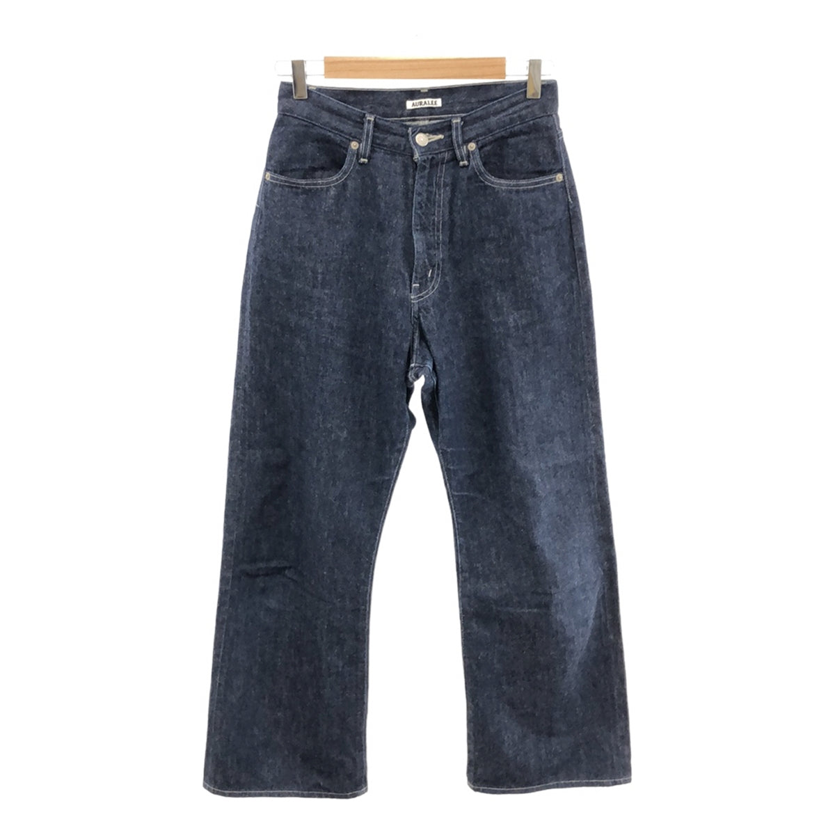 AURALEE / オーラリー | SELVEDGE LIGHT DENIM WIDE PANTS / セルビッチ デニム ワイドパンツ | 0 | レディース