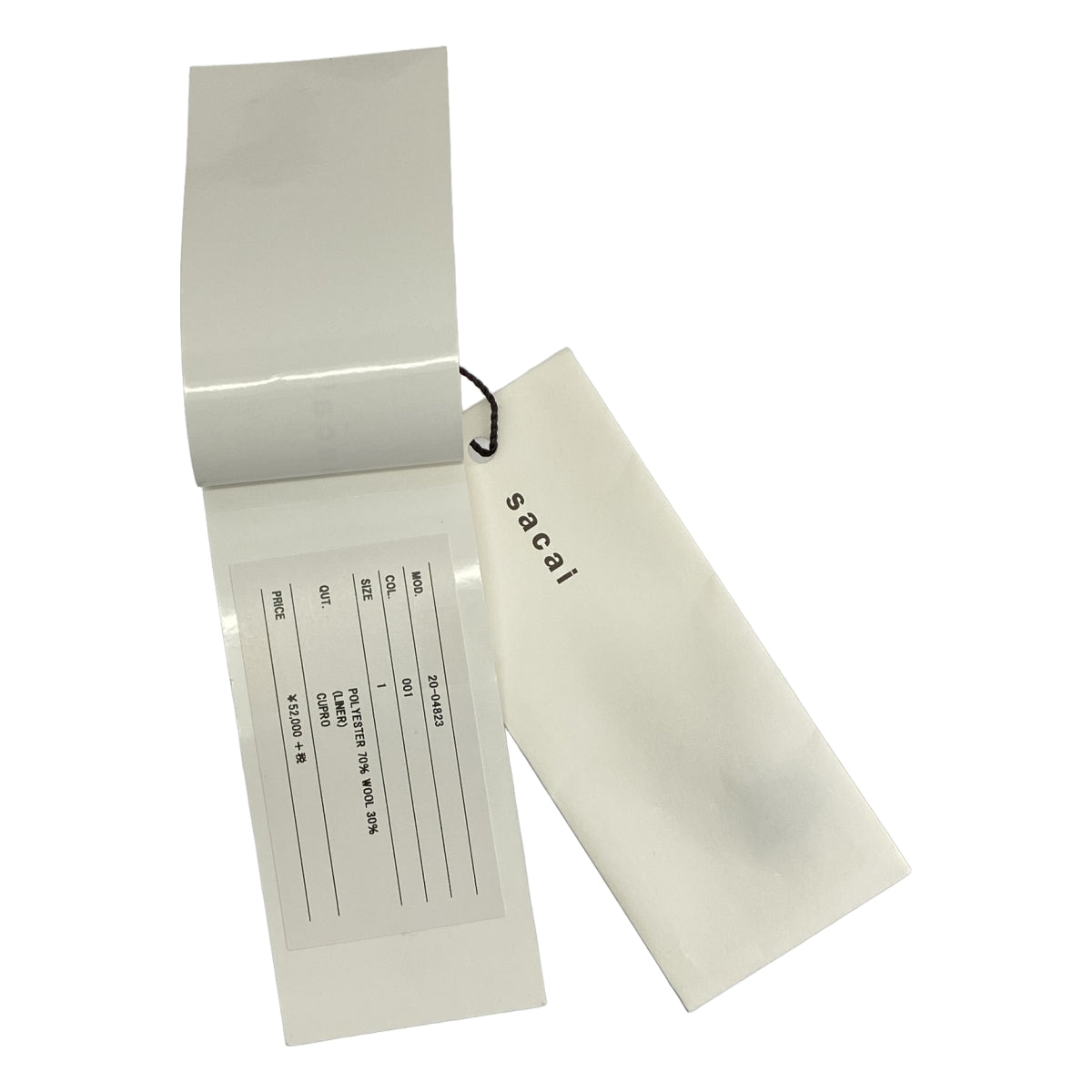 sacai / 사카이 | 사이드 라인 테이퍼드 슬릿 팬츠 | 1 | 블랙 | 여성