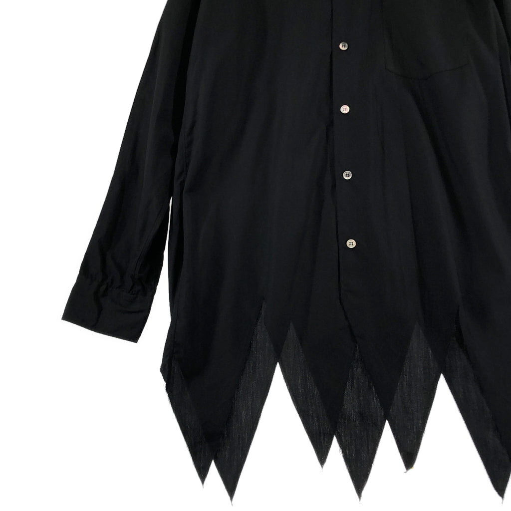 COMME des GARCONS HOMME PLUS / コムデギャルソンオムプリュス | 2023SS | カッティングデザイン ロングシャツ | S | メンズ