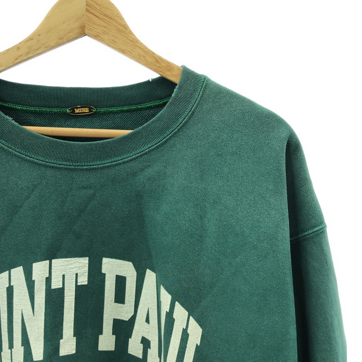 Deuxieme Classe / 두지엠 클래스 | CITY range 빈티지 가공 스웨트 탑스 | F | 그린 | 여성