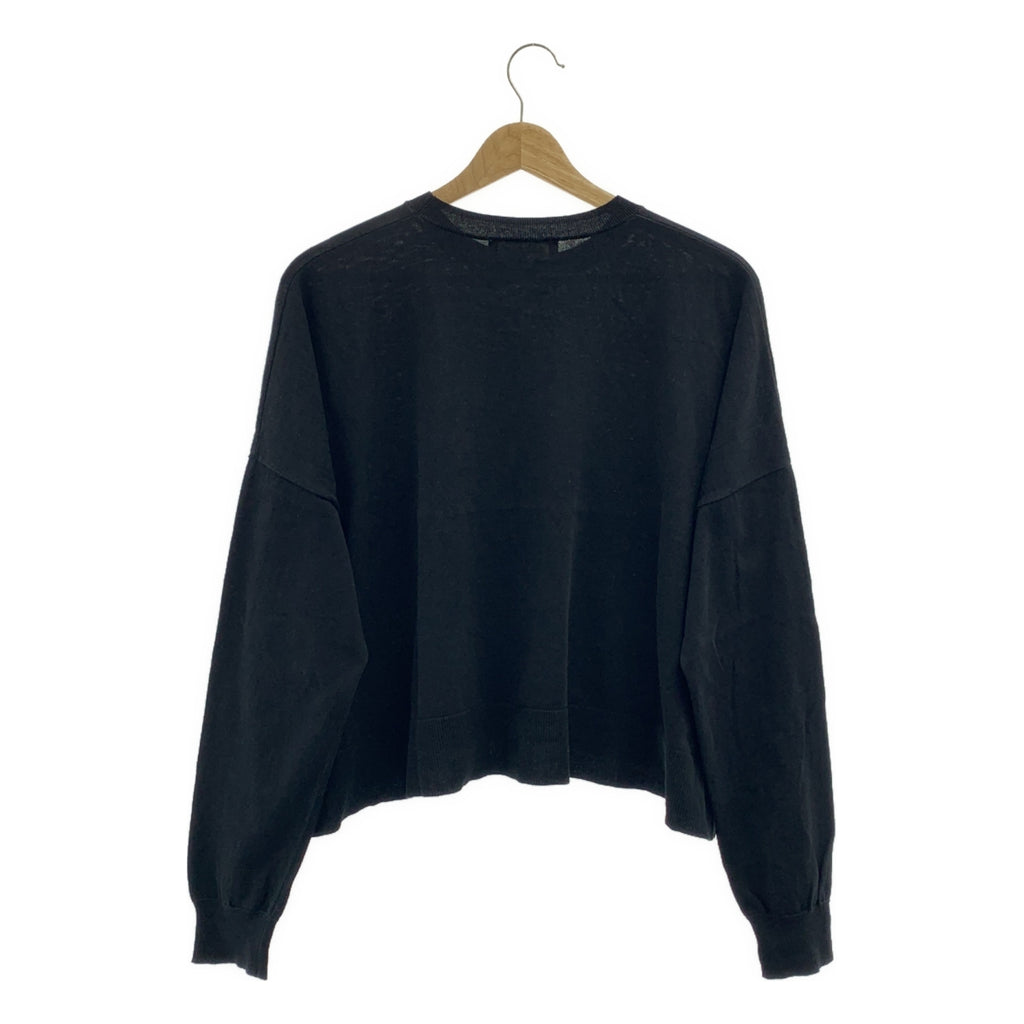 ENFOLD / 엠 폴드 | 코튼 풀오버 박스 니트 | 38 | 여성