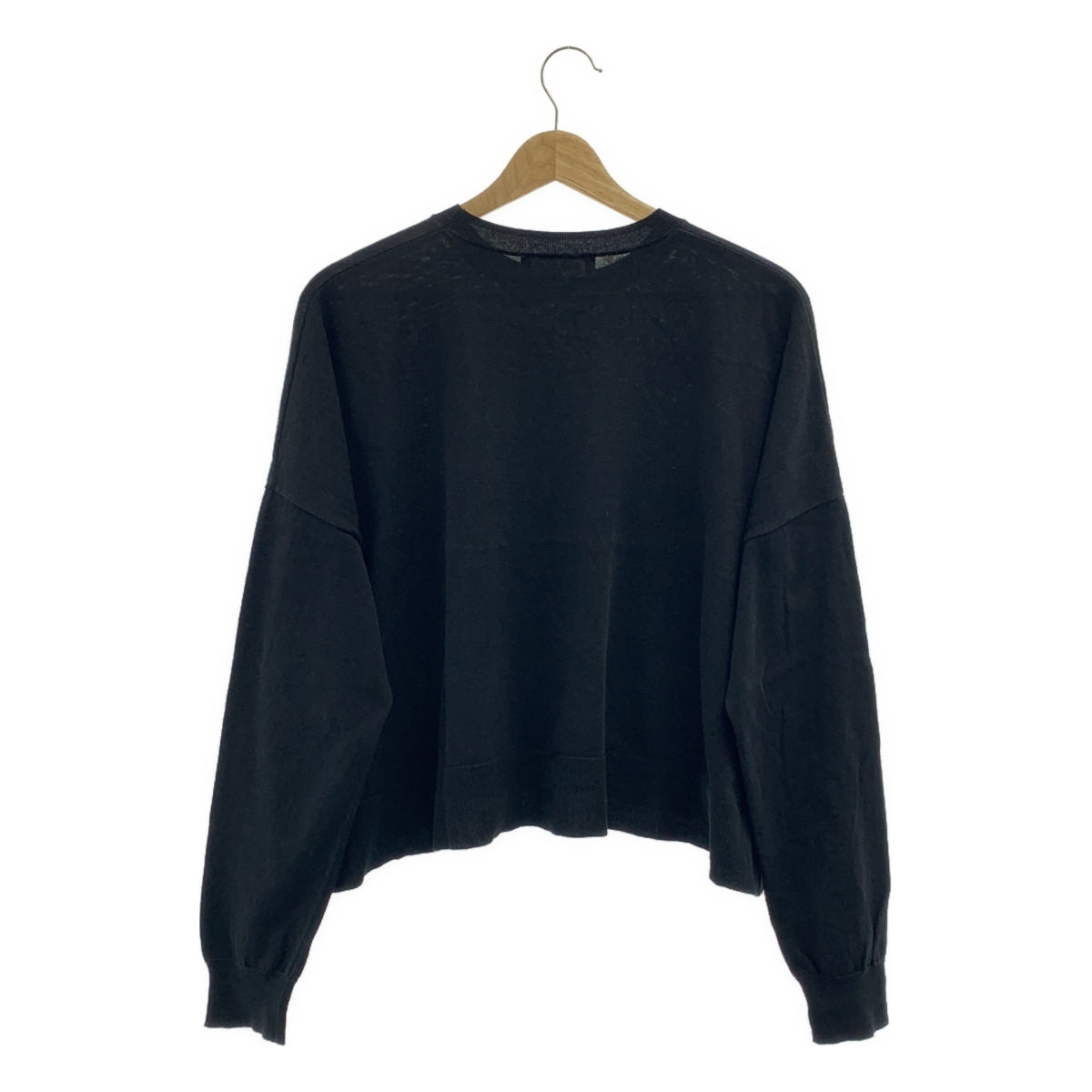 ENFOLD / 엠 폴드 | 코튼 풀오버 박스 니트 | 38 | 여성