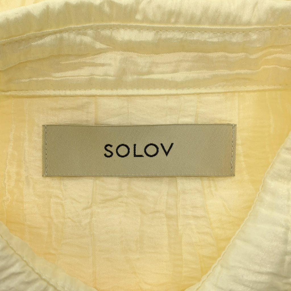 SOLOV / 솔로브 | washer kanghu shirts / 와셔 쿵푸 셔츠 | F | 여성