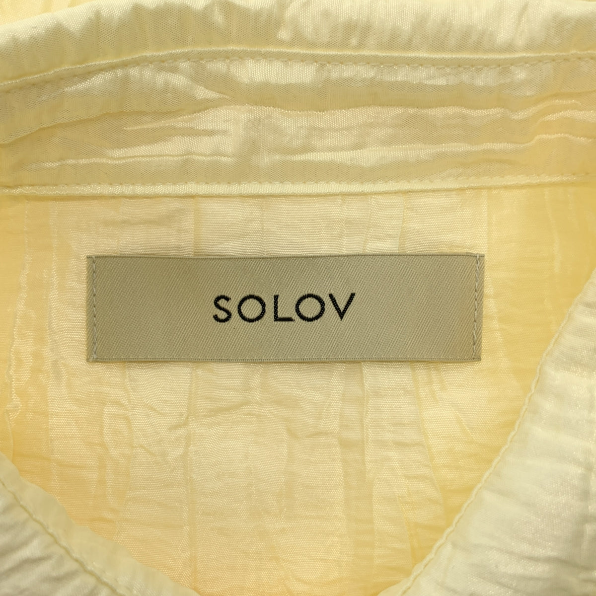 SOLOV / 솔로브 | washer kanghu shirts / 와셔 쿵푸 셔츠 | F | 여성