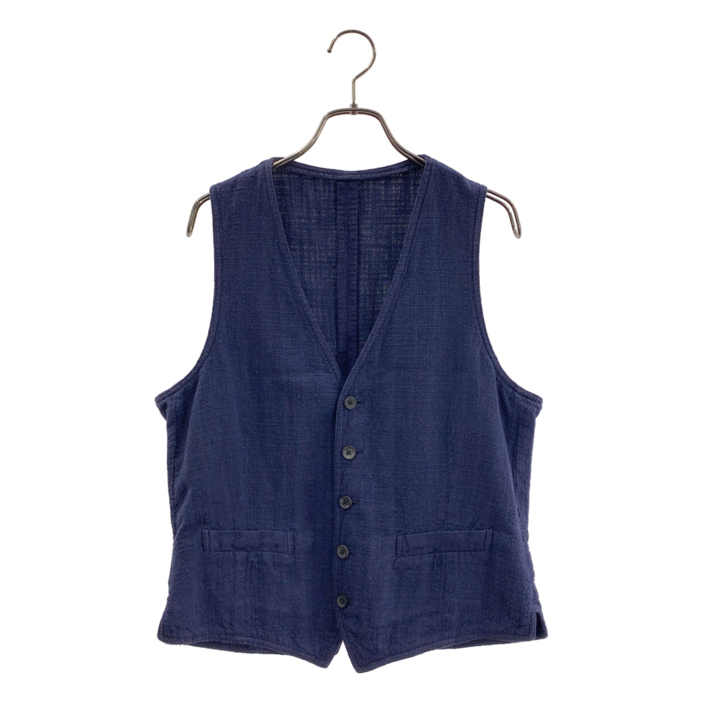 LARDINI / ラルディーニ | コットン シルク バックアジャスター ジレ ベスト | 46 | メンズ