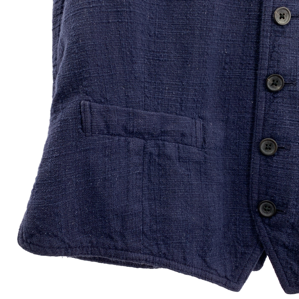 LARDINI / ラルディーニ | コットン シルク バックアジャスター ジレ ベスト | 46 | メンズ