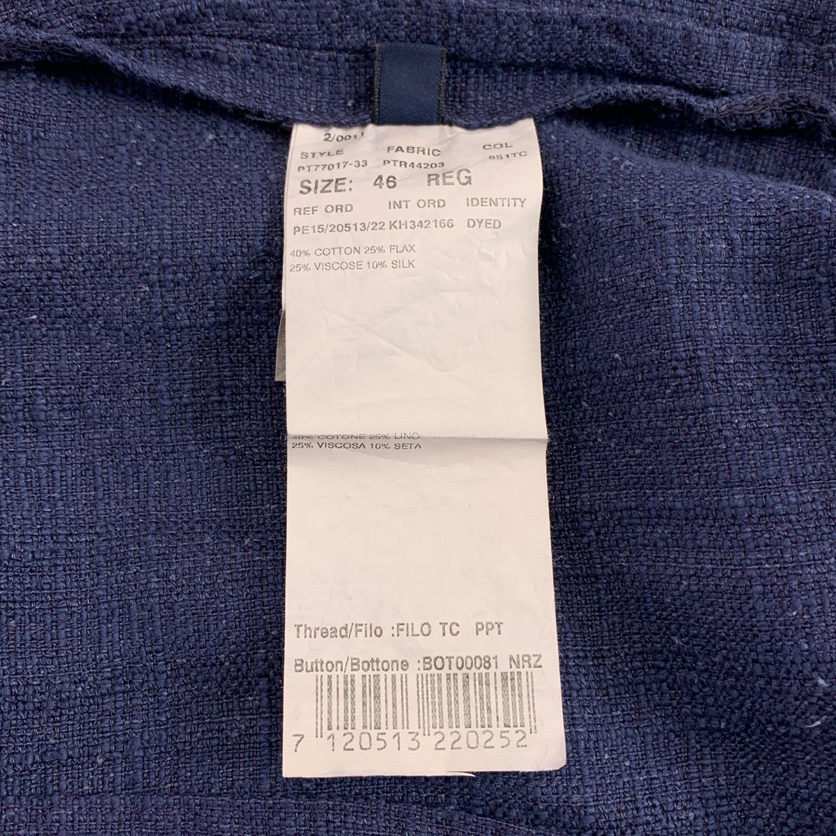 LARDINI / ラルディーニ | コットン シルク バックアジャスター ジレ ベスト | 46 | メンズ