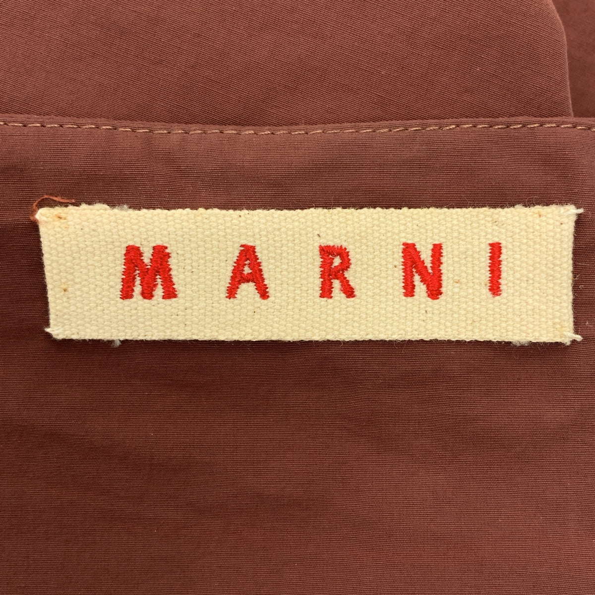 MARNI | 尼龍雙色後拉鍊半身裙 | 尺寸 42 | 女款