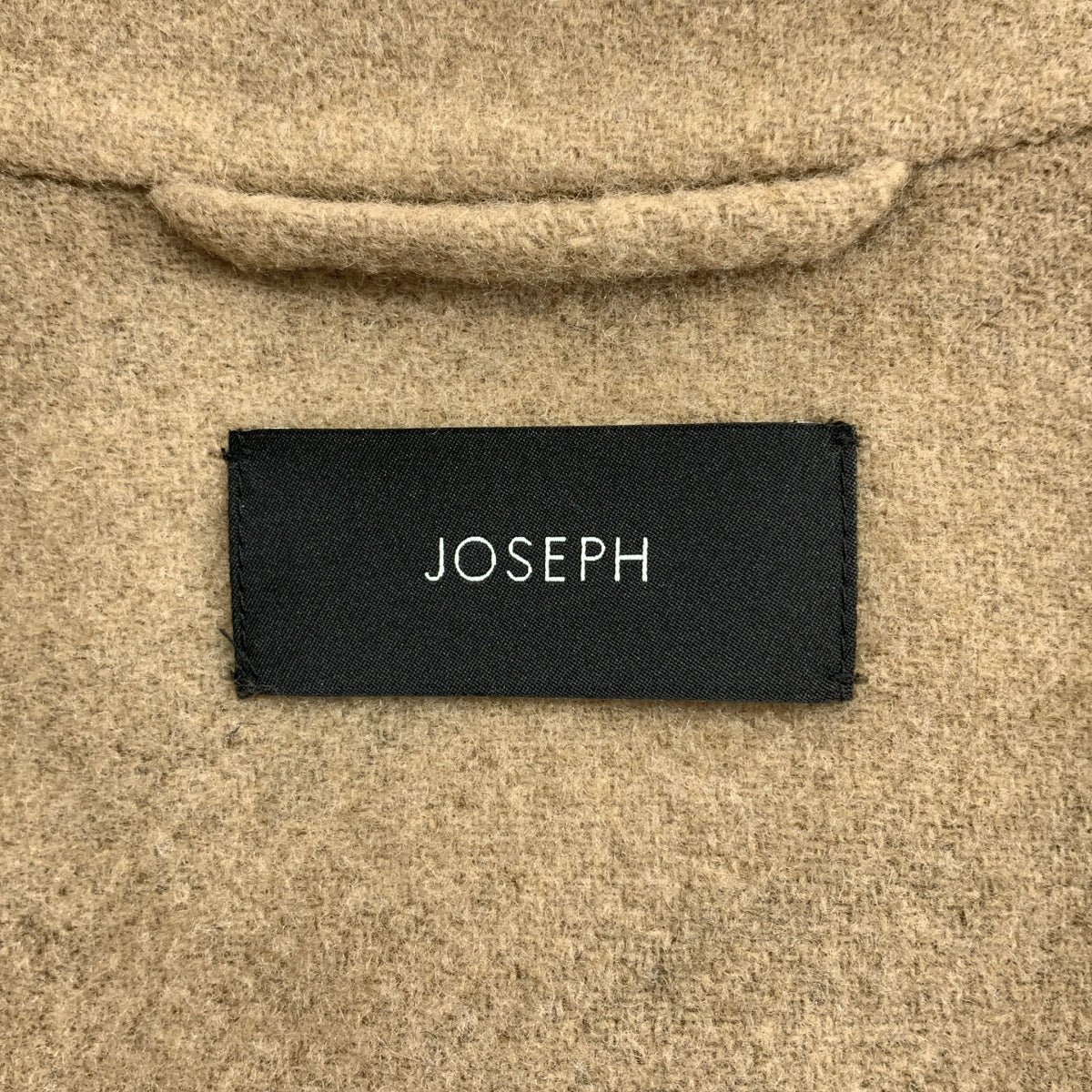 JOSEPH / 조셉 | LOGO COAT WOOL 울 로고 롱 코트 | 38 | 여성