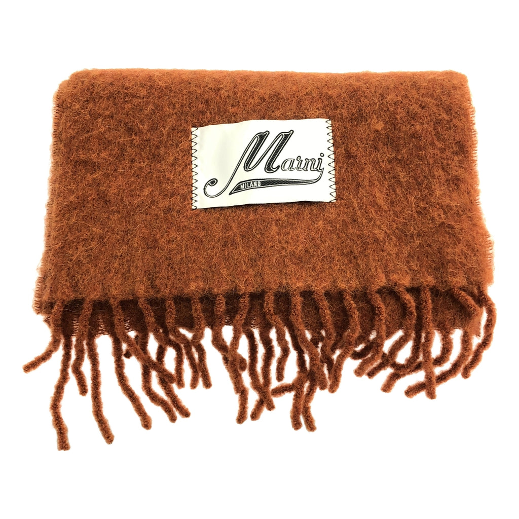 MARNI / マルニ | 2022 | アルパカ混 フリンジ マフラー ストール |