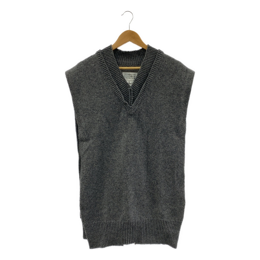 Maison Margiela / メゾンマルジェラ | 2022AW | オーバーサイズ タバード Vネック ジレ ユニセックス | S |