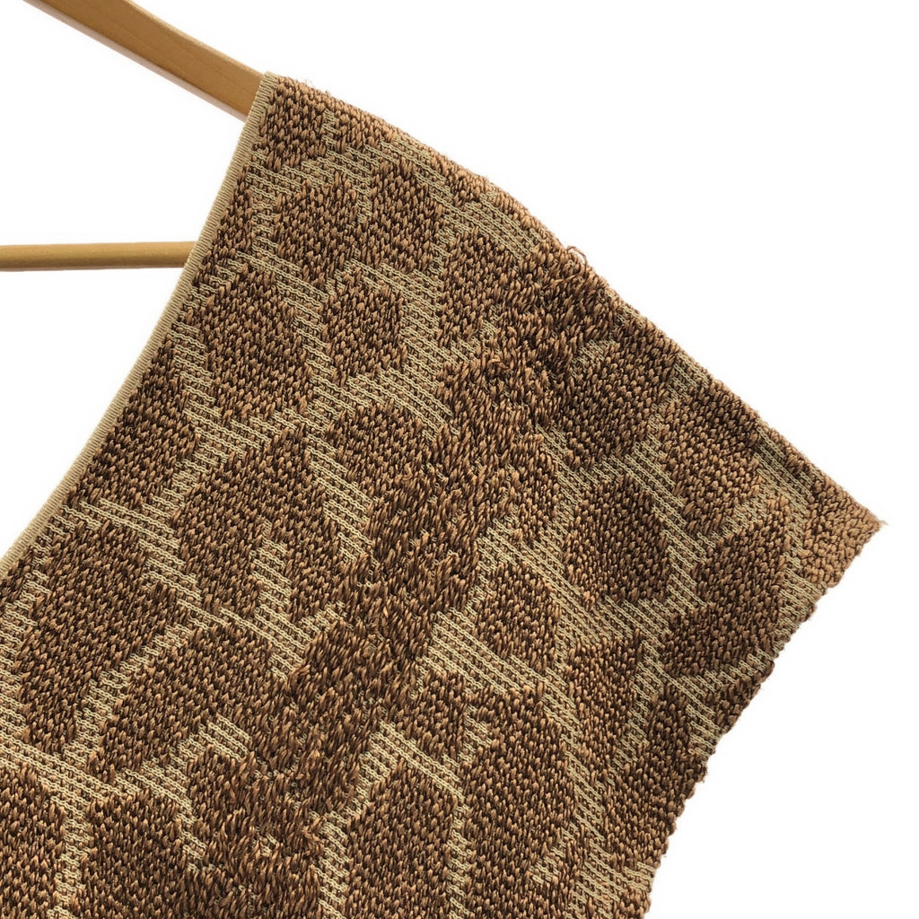 TAN / タン | 2023SS | ジャガード フリンジ ジラフベスト | F | レディース