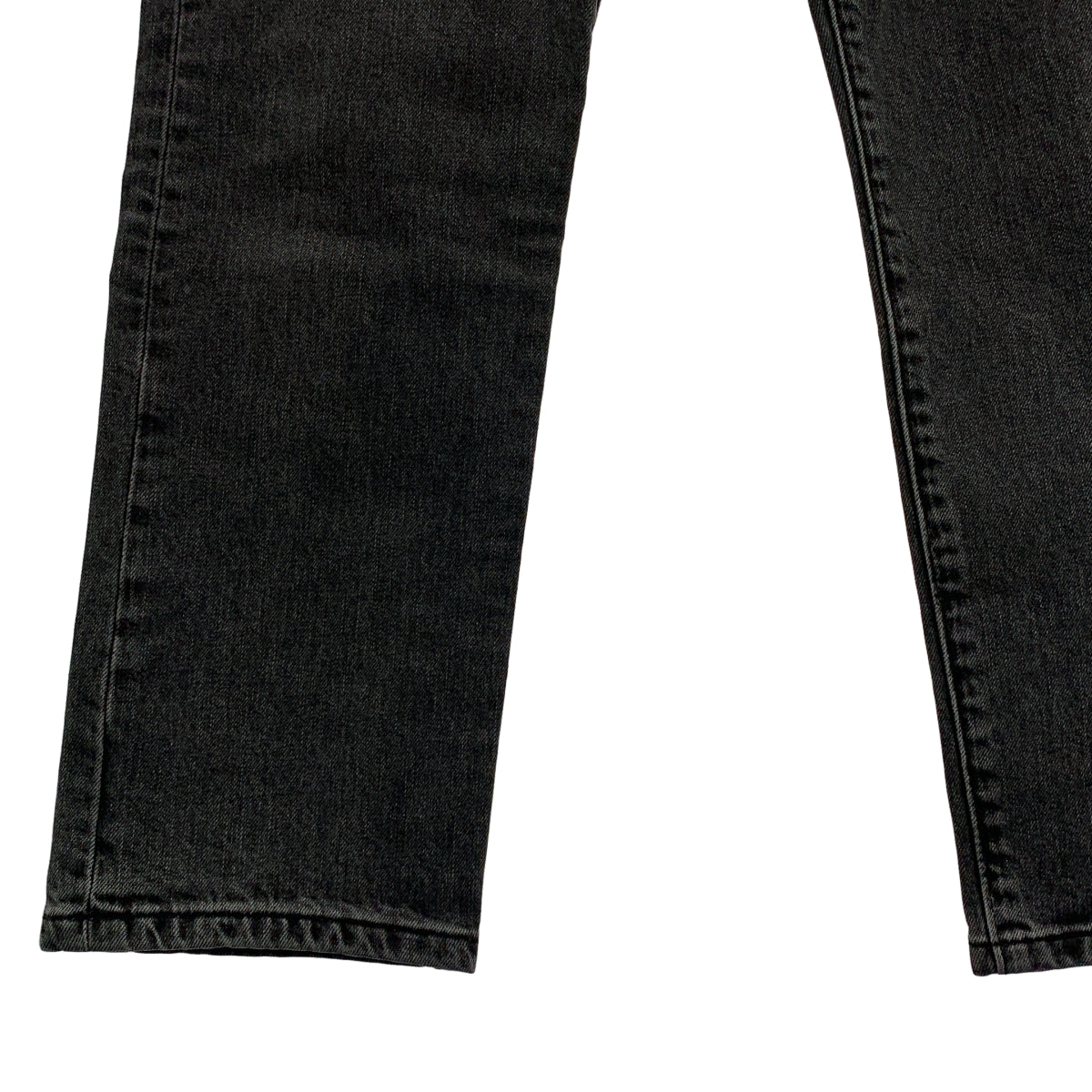 【美品】  Levi's / リーバイス | × BIOTOP Premium 501CROP / ブラックデニム パンツ ジーンズ | 25 | チャコールグレー系 | レディース