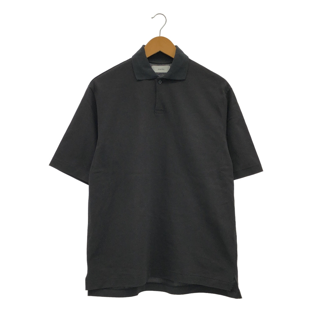 marka | 2025SS | 有機棉阻燃乾式卡諾布單扣 Polo 衫 春夏 T 卹 | 尺寸 1 | 男款