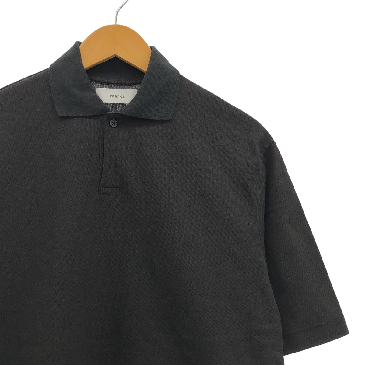 marka | 2025SS | 有機棉阻燃乾式 Kanoko 單扣 Polo 衫 春夏 T 卹 | 1 |