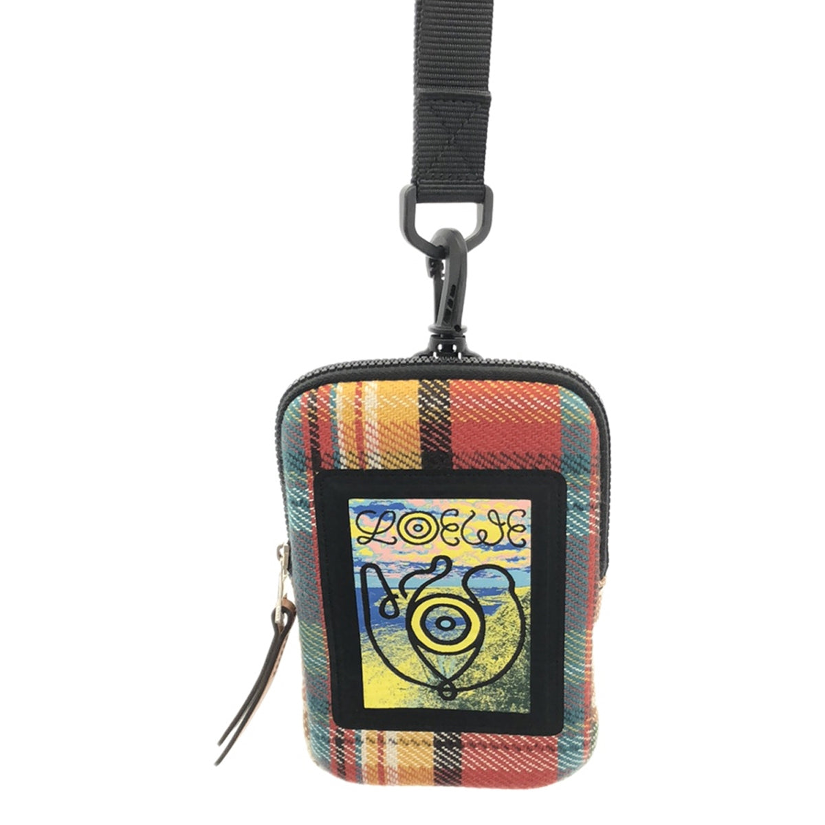 LOEWE | EYE NATURE CASE Check Eye Nature Case Neck Pouch Unisex | Multicolor | Men's