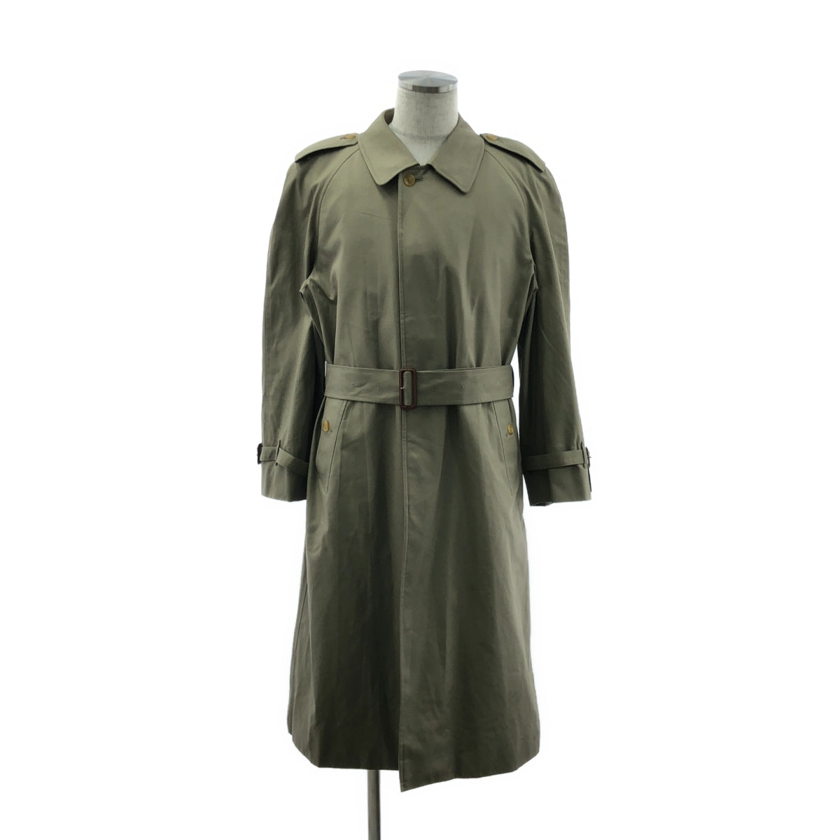 [狀況極佳] 博柏利 | 1980 年代 | 滯銷庫存超大號風衣，帶可拆卸內襯 | 全襯裡 Nova 格紋 | 尺碼 94 (175) | 米色 | 男款